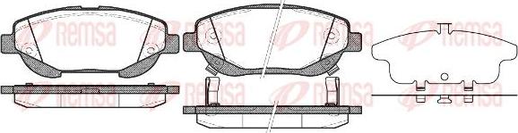 Kawe 1453 02 - Bremžu uzliku kompl., Disku bremzes www.autospares.lv