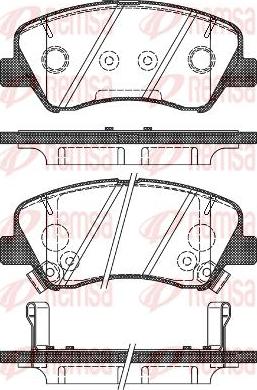 Kawe 1488 02 - Bremžu uzliku kompl., Disku bremzes autospares.lv