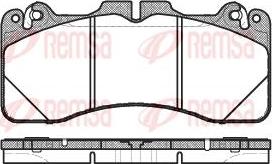 Kawe 1425 10 - Bremžu uzliku kompl., Disku bremzes www.autospares.lv