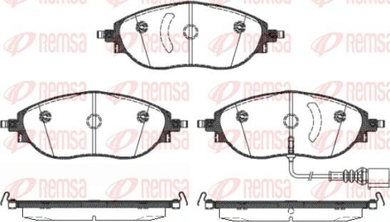 Kawe 1470 01 - Bremžu uzliku kompl., Disku bremzes autospares.lv