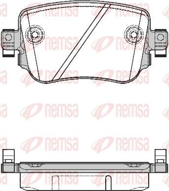 Kawe 1549 08 - Bremžu uzliku kompl., Disku bremzes autospares.lv