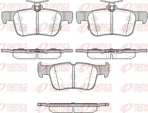 Kawe 1551 12 - Brake Pad Set, disc brake www.autospares.lv