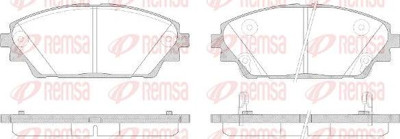 Kawe 1569 02 - Bremžu uzliku kompl., Disku bremzes autospares.lv