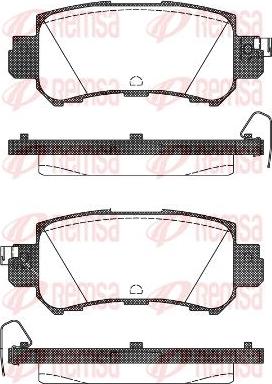 Kawe 1507 00 - Brake Pad Set, disc brake www.autospares.lv