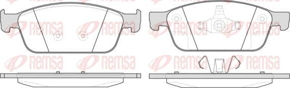 Kawe 1510 10 - Brake Pad Set, disc brake www.autospares.lv