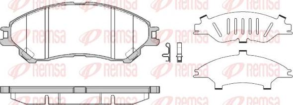 Kawe 1589 02 - Brake Pad Set, disc brake www.autospares.lv