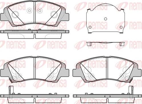 Kawe 1583 02 - Bremžu uzliku kompl., Disku bremzes www.autospares.lv