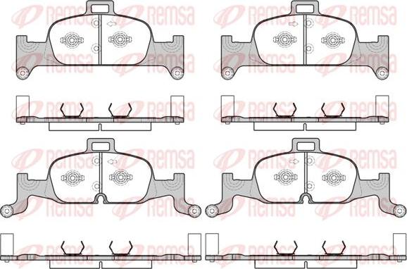 Kawe 1691 00 - Bremžu uzliku kompl., Disku bremzes www.autospares.lv