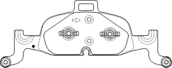 Kawe 1691 10 - Bremžu uzliku kompl., Disku bremzes www.autospares.lv