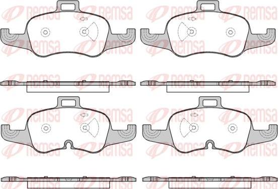 Kawe 1653 00 - Bremžu uzliku kompl., Disku bremzes www.autospares.lv