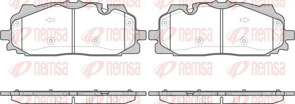 Kawe 1667 00 - Bremžu uzliku kompl., Disku bremzes www.autospares.lv