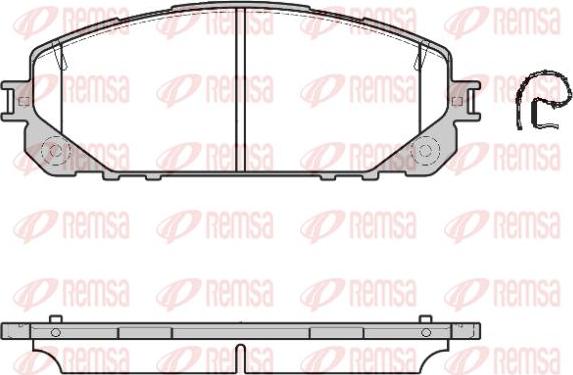 Kawe 1613 00 - Bremžu uzliku kompl., Disku bremzes autospares.lv