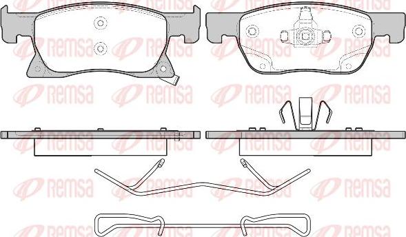 Kawe 1681 02 - Bremžu uzliku kompl., Disku bremzes www.autospares.lv