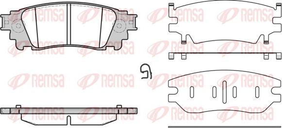 Kawe 1636 00 - Bremžu uzliku kompl., Disku bremzes www.autospares.lv