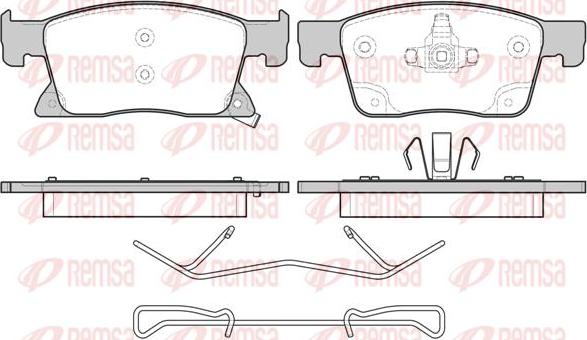 Kawe 1679 02 - Bremžu uzliku kompl., Disku bremzes www.autospares.lv