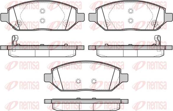 Kawe 1674 02 - Brake Pad Set, disc brake www.autospares.lv