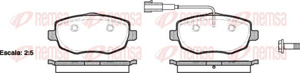 Kawe 1099 01 - Bremžu uzliku kompl., Disku bremzes www.autospares.lv