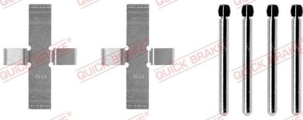 Kawe 109-0902 - Accessory Kit for disc brake Pads www.autospares.lv