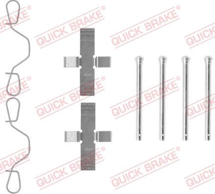 Kawe 109-0982 - Piederumu komplekts, Disku bremžu uzlikas www.autospares.lv