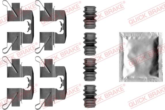 Kawe 109-0047 - Accessory Kit for disc brake Pads www.autospares.lv