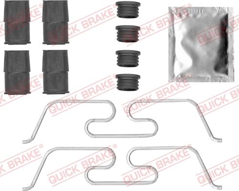 Kawe 109-0050 - Accessory Kit for disc brake Pads www.autospares.lv