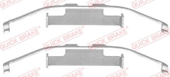 Kawe 109-1097 - Accessory Kit for disc brake Pads www.autospares.lv