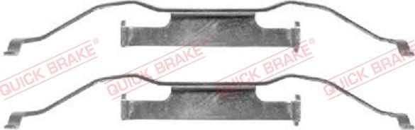 Kawe 109-1148 - Piederumu komplekts, Disku bremžu uzlikas www.autospares.lv