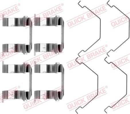 Kawe 109-1158 - Piederumu komplekts, Disku bremžu uzlikas autospares.lv