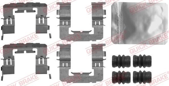 Kawe 109-1891 - Piederumu komplekts, Disku bremžu uzlikas www.autospares.lv