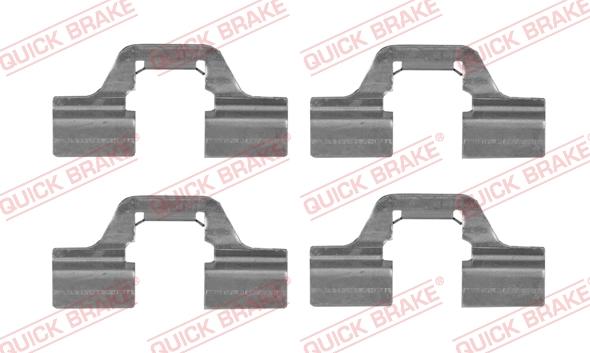 Kawe 109-1749 - Accessory Kit for disc brake Pads www.autospares.lv