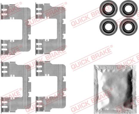 Kawe 109-1785 - Piederumu komplekts, Disku bremžu uzlikas www.autospares.lv