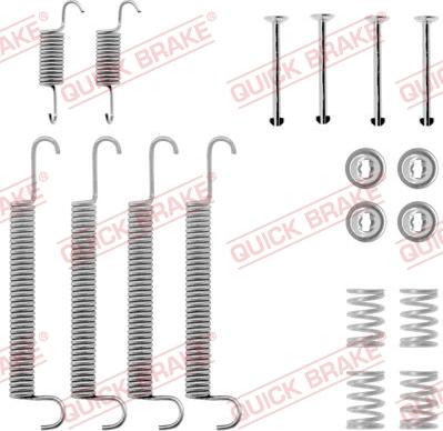 Kawe 105-0559 - Piederumu komplekts, Bremžu loki autospares.lv