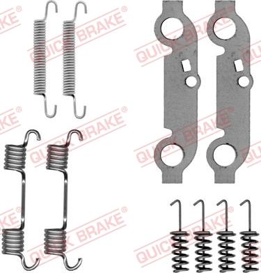 Kawe 105-0537 - Piederumu komplekts, Stāvbremzes mehānisma bremžu loks autospares.lv