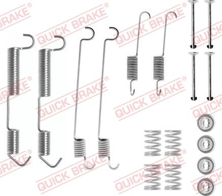 Kawe 105-0646 - Piederumu komplekts, Bremžu loki autospares.lv