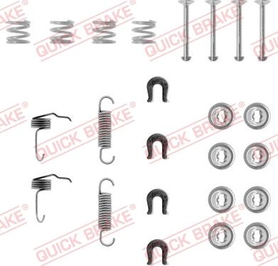 Kawe 105-0655 - Piederumu komplekts, Bremžu loki www.autospares.lv