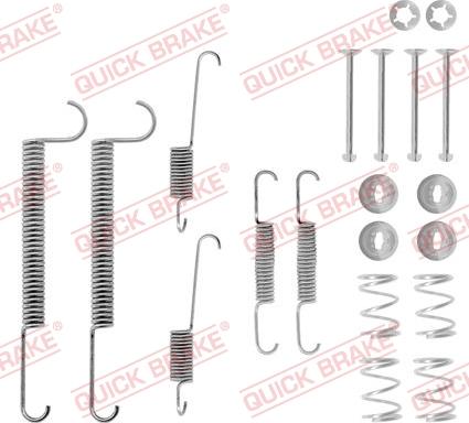 Kawe 105-0630 - Piederumu komplekts, Bremžu loki www.autospares.lv