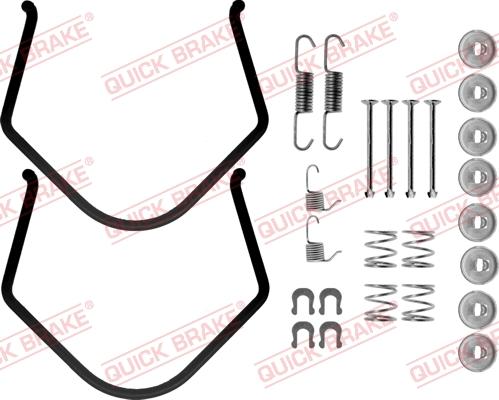 Kawe 105-0638 - Accessory Kit, brake shoes www.autospares.lv