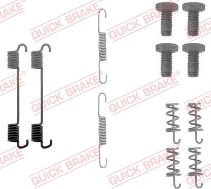 Kawe 105-0622 - Piederumu komplekts, Stāvbremzes mehānisma bremžu loks www.autospares.lv