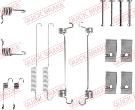 Kawe 105-0677 - Piederumu komplekts, Bremžu loki autospares.lv