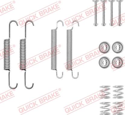 Kawe 105-0020 - Piederumu komplekts, Stāvbremzes mehānisma bremžu loks www.autospares.lv