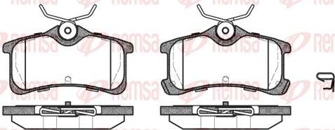 Kawe 1050 02 - Brake Pad Set, disc brake www.autospares.lv