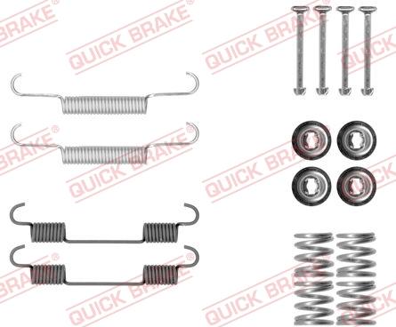 Kawe 105-0897 - Piederumu komplekts, Stāvbremzes mehānisma bremžu loks www.autospares.lv