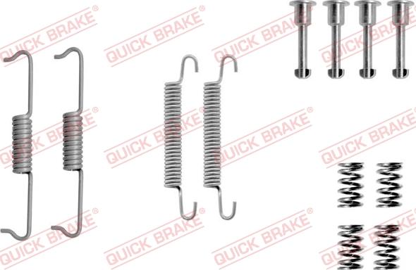 Kawe 105-0841 - Piederumu komplekts, Stāvbremzes mehānisma bremžu loks www.autospares.lv