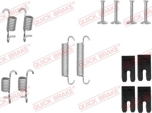 Kawe 105-0850 - Piederumu komplekts, Stāvbremzes mehānisma bremžu loks www.autospares.lv