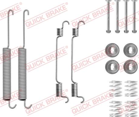 Kawe 105-0806 - Piederumu komplekts, Bremžu loki www.autospares.lv