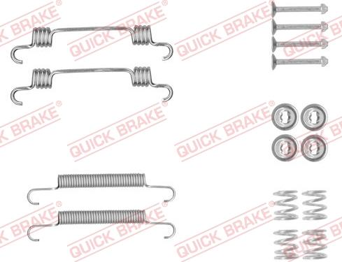 Kawe 105-0887 - Piederumu komplekts, Stāvbremzes mehānisma bremžu loks www.autospares.lv