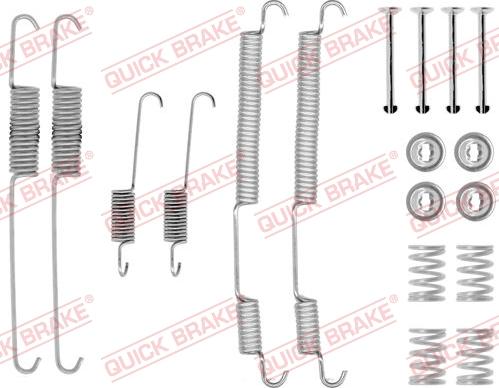 Kawe 105-0755 - Piederumu komplekts, Bremžu loki www.autospares.lv