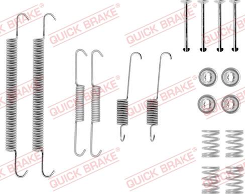 Kawe 105-0757 - Accessory Kit, brake shoes www.autospares.lv