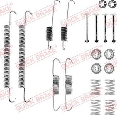 Kawe 105-0707 - Piederumu komplekts, Bremžu loki www.autospares.lv