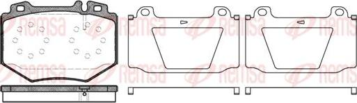 Kawe 1065 00 - Bremžu uzliku kompl., Disku bremzes www.autospares.lv